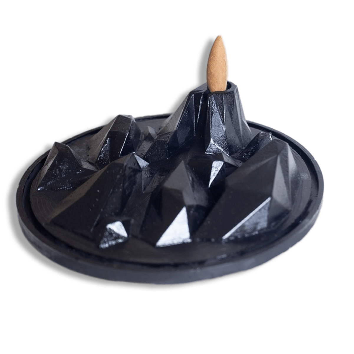 Sis Vadisi Geri Akış Tütsüsü Siyah - Backflow Incense Burner