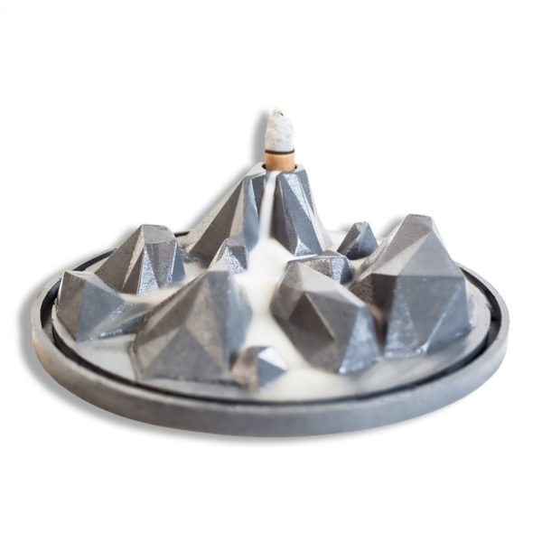 Sis Vadisi Geri Akış Tütsüsü Siyah - Backflow Incense Burner