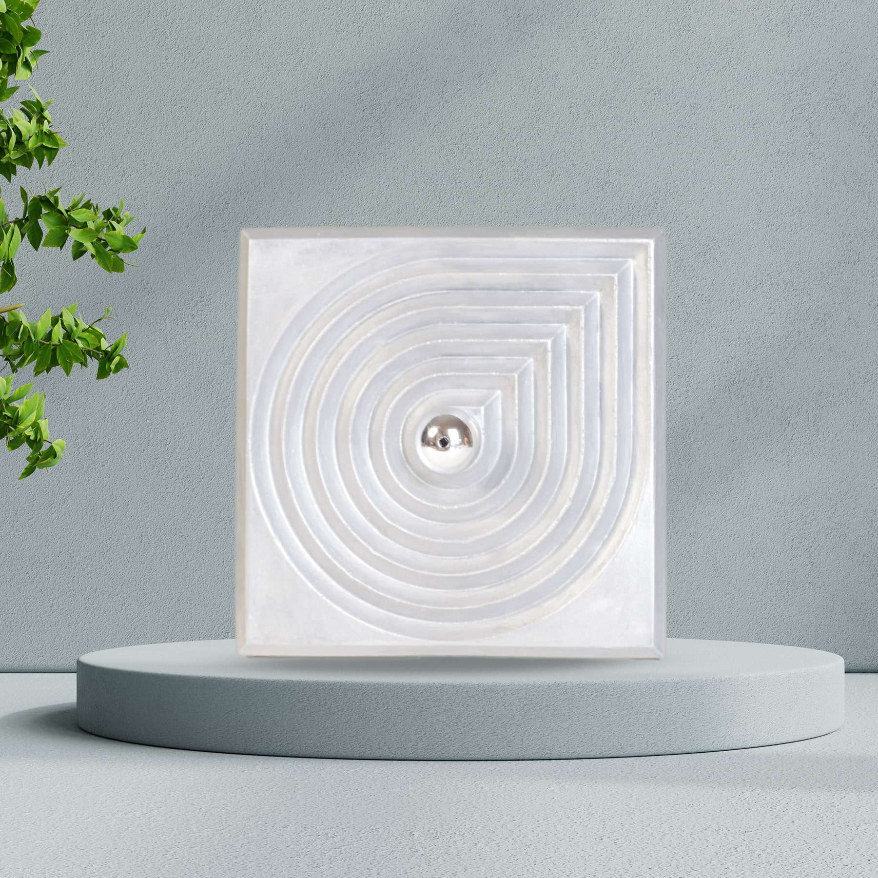 Auro Gümüş Dekoratif Elegant Tütsülük