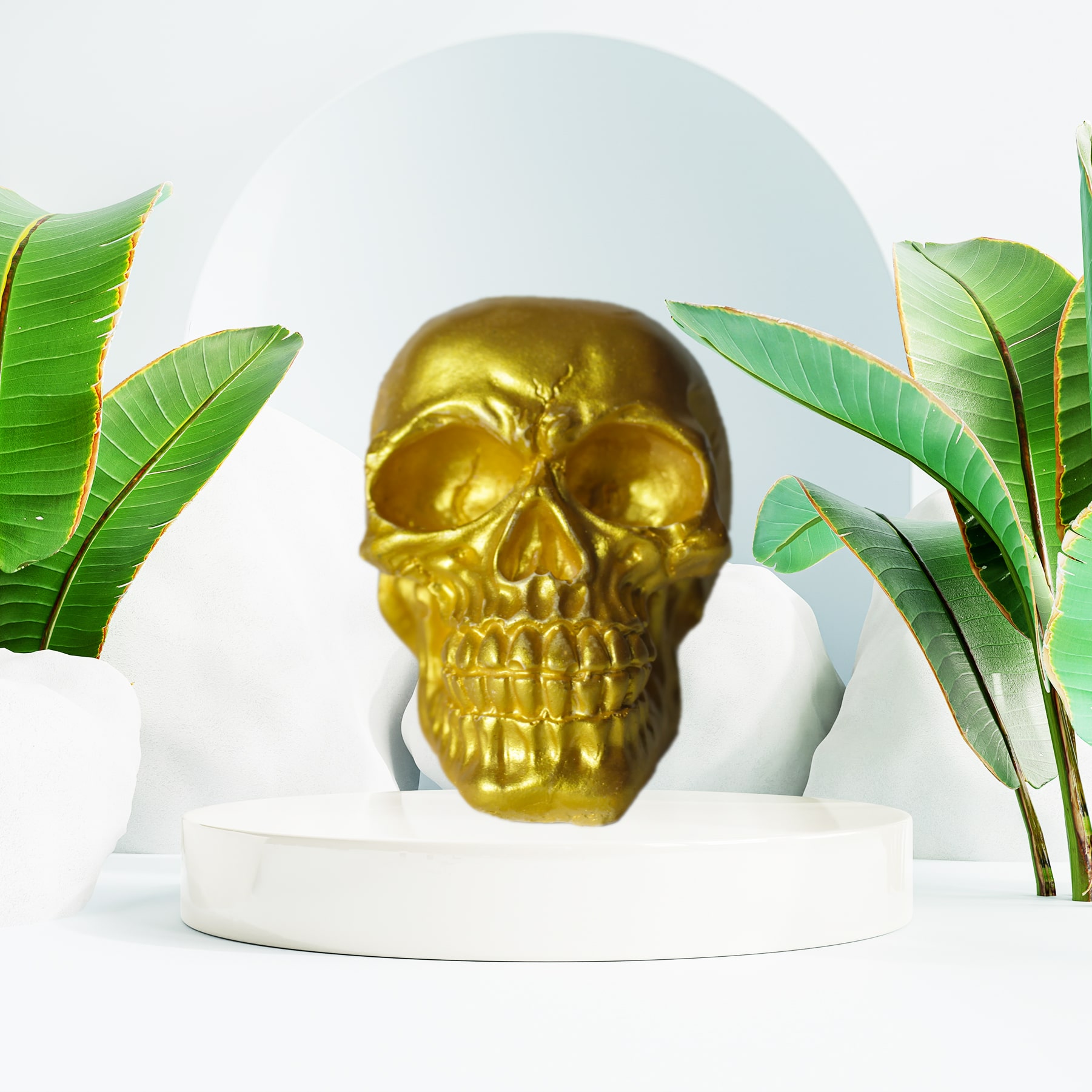 Inspire Skull Gold Biblo Dekoratif Aksesuar - Görsel 2