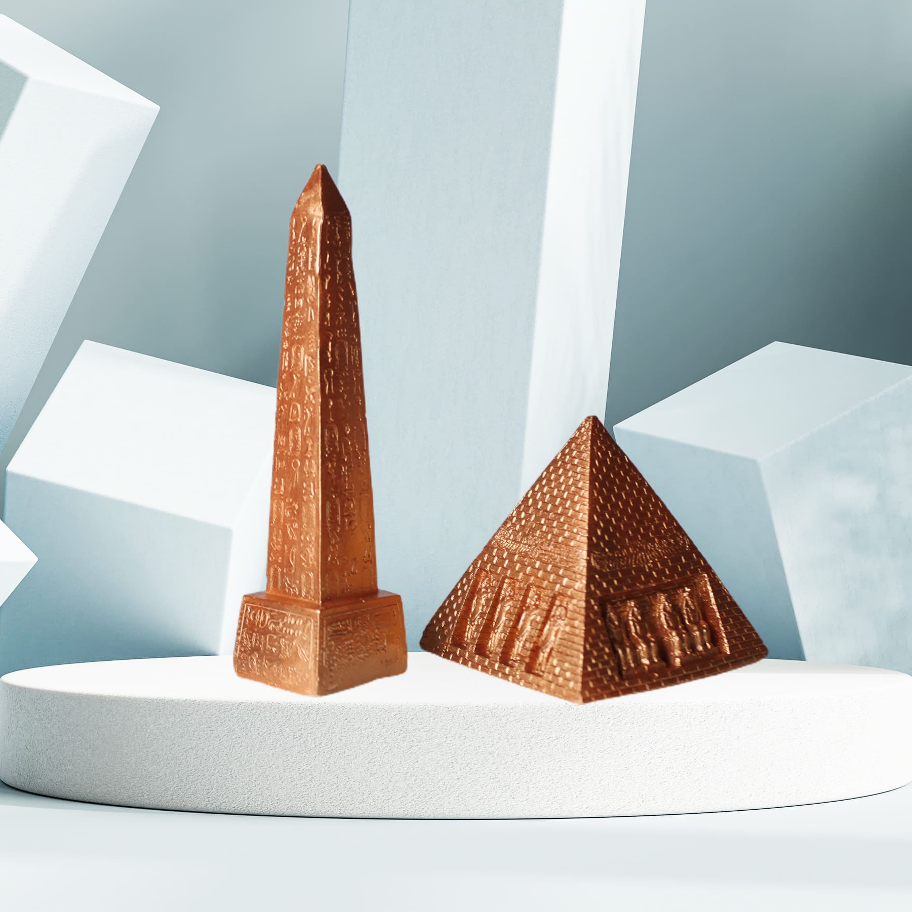 PyraZen Antik Mısır Figürü Bronz Biblo Dekoratif Aksesuar