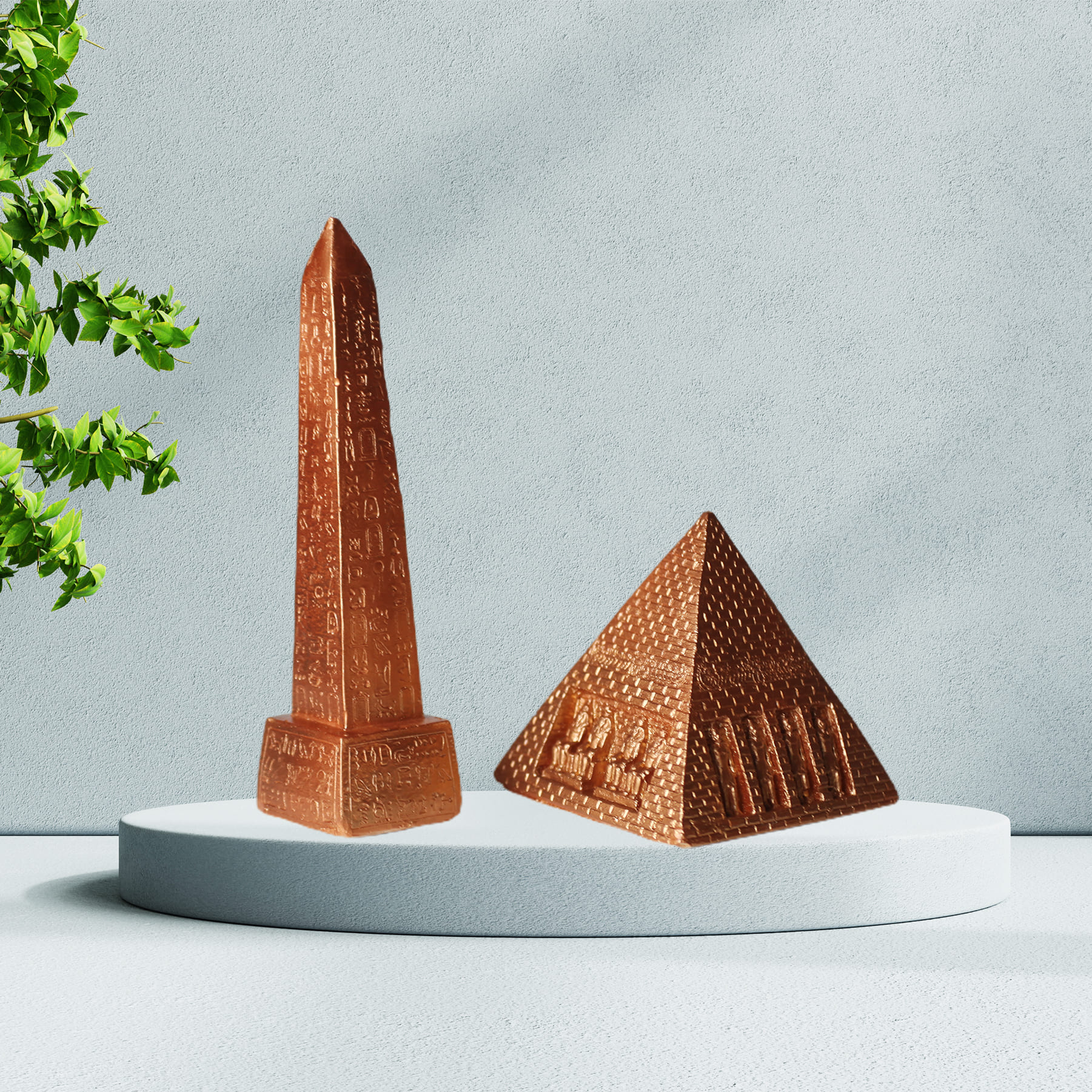 PyraZen Antik Mısır Figürü Bronz Biblo Dekoratif Aksesuar - Görsel 8