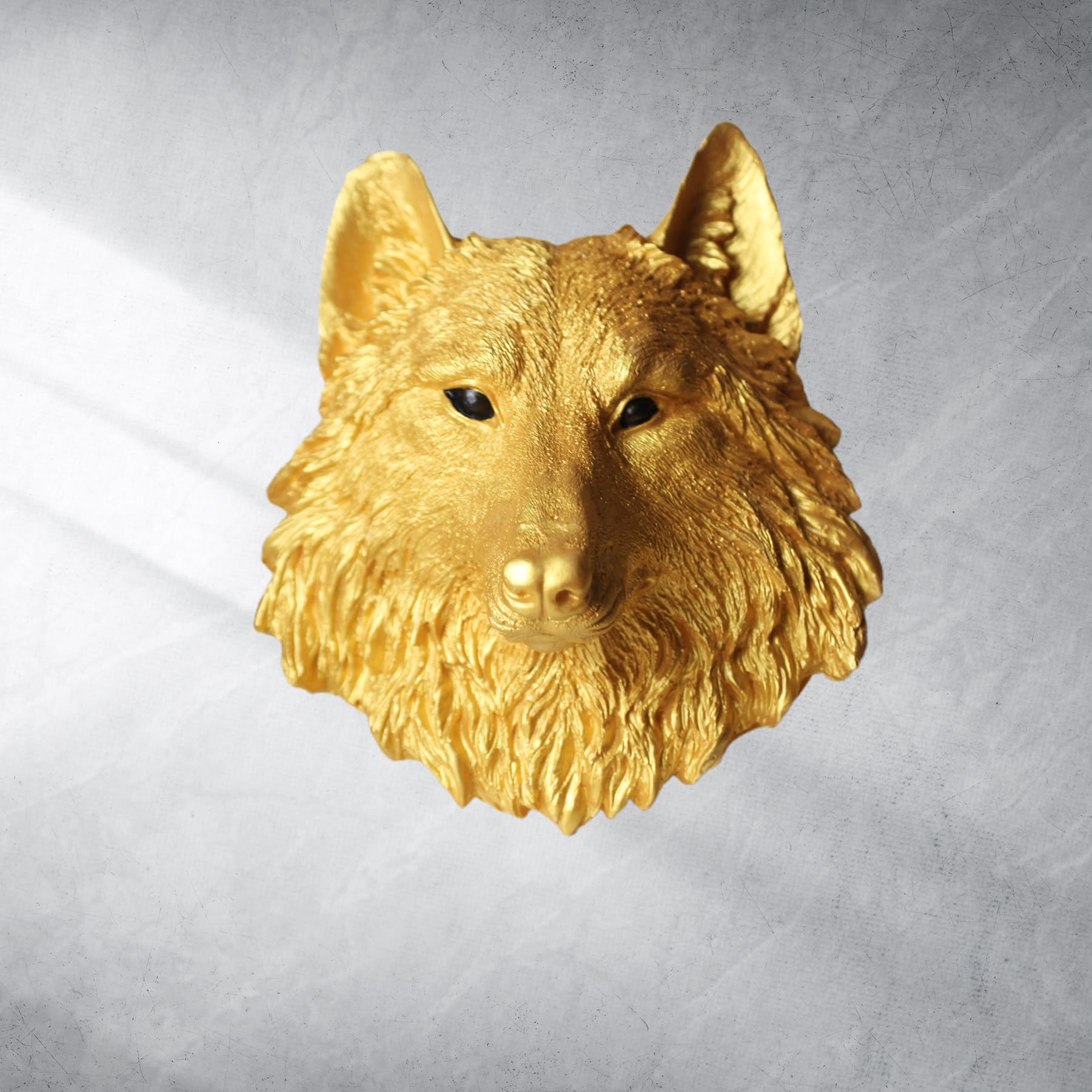 UrbanWolf Kurt Gold Dekoratif Duvar Süsü